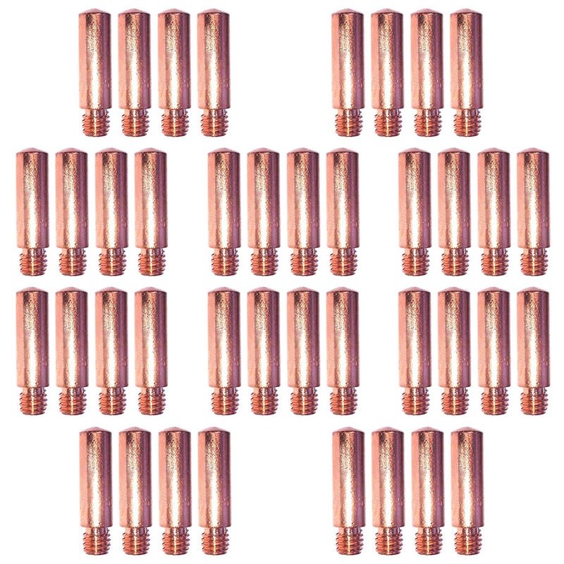 Zinger Contact Tips for Mig Welding 11-35 0.035",Compatible with Forney 60172,Binzel, Clarke and Tweco Mini/No.1 & Lincoln Magnum 100L MIG Welding Gun-40PK - Image 1